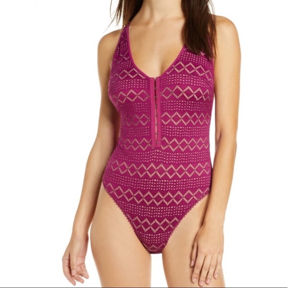 Free People Tops - NWT $68 Free People XS M or L Thank You Never Bodysuit Top Shirt Magenta